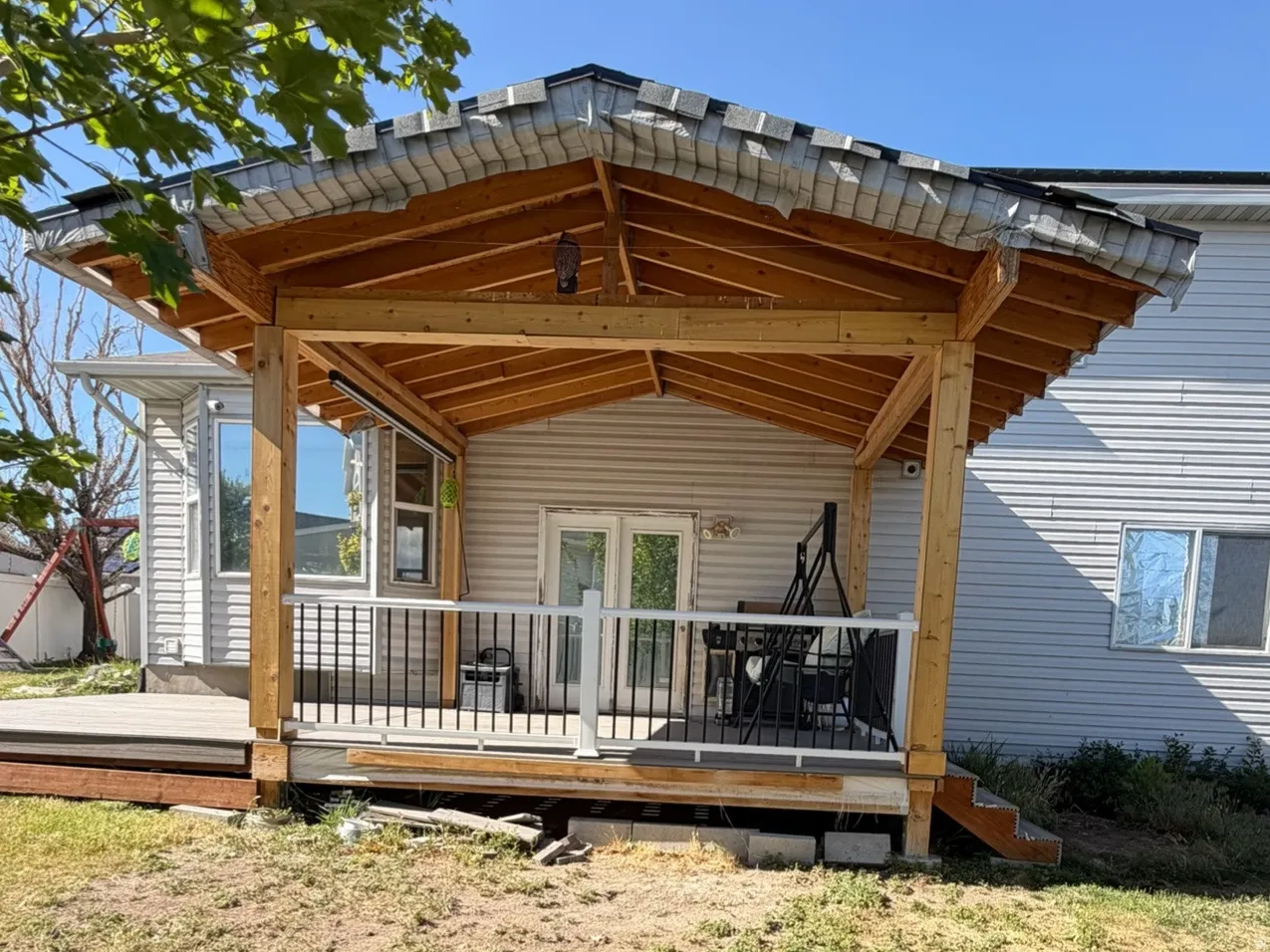 Backyard Covered Deck