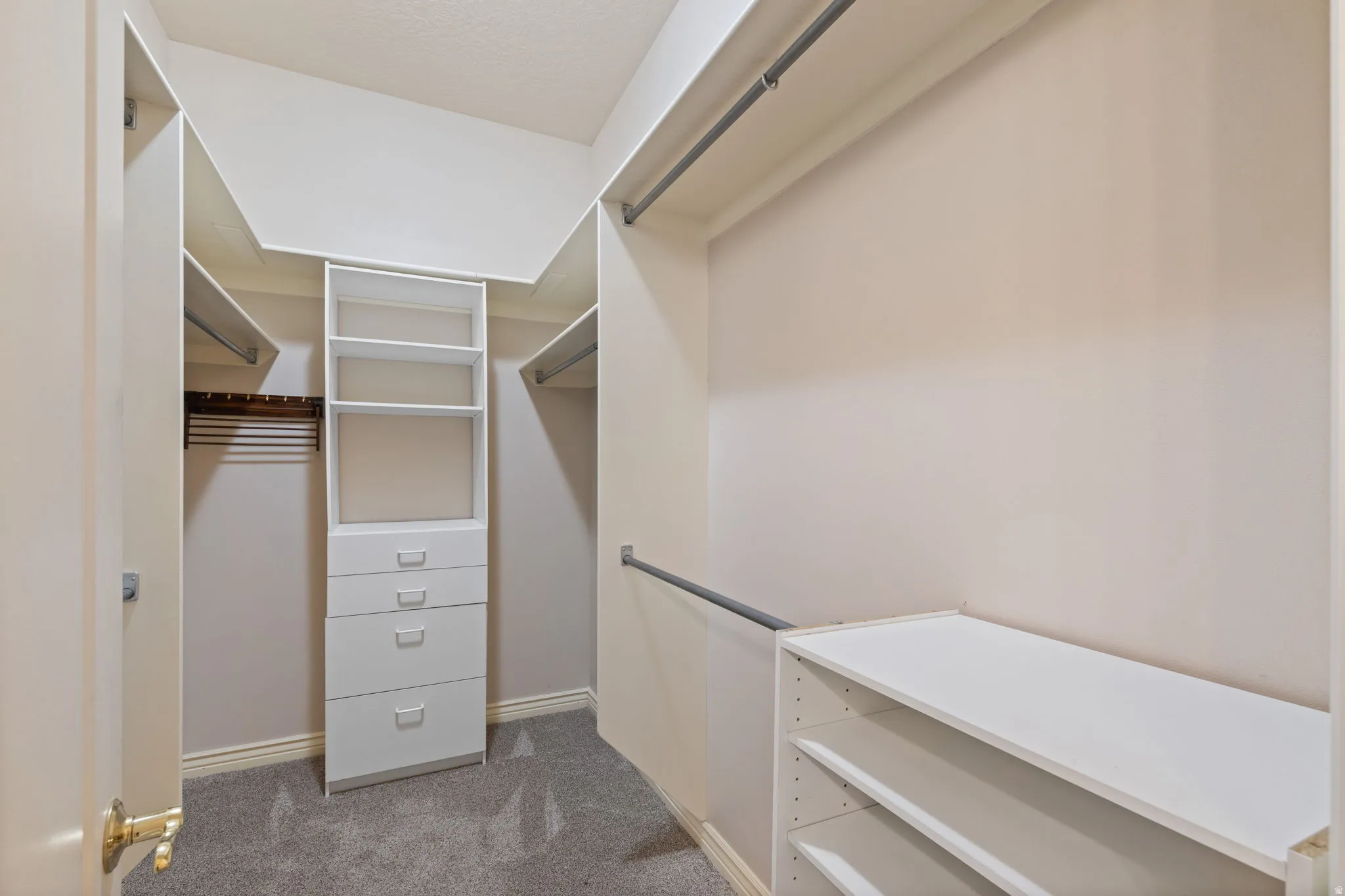 Large walk-in closet off primary suite