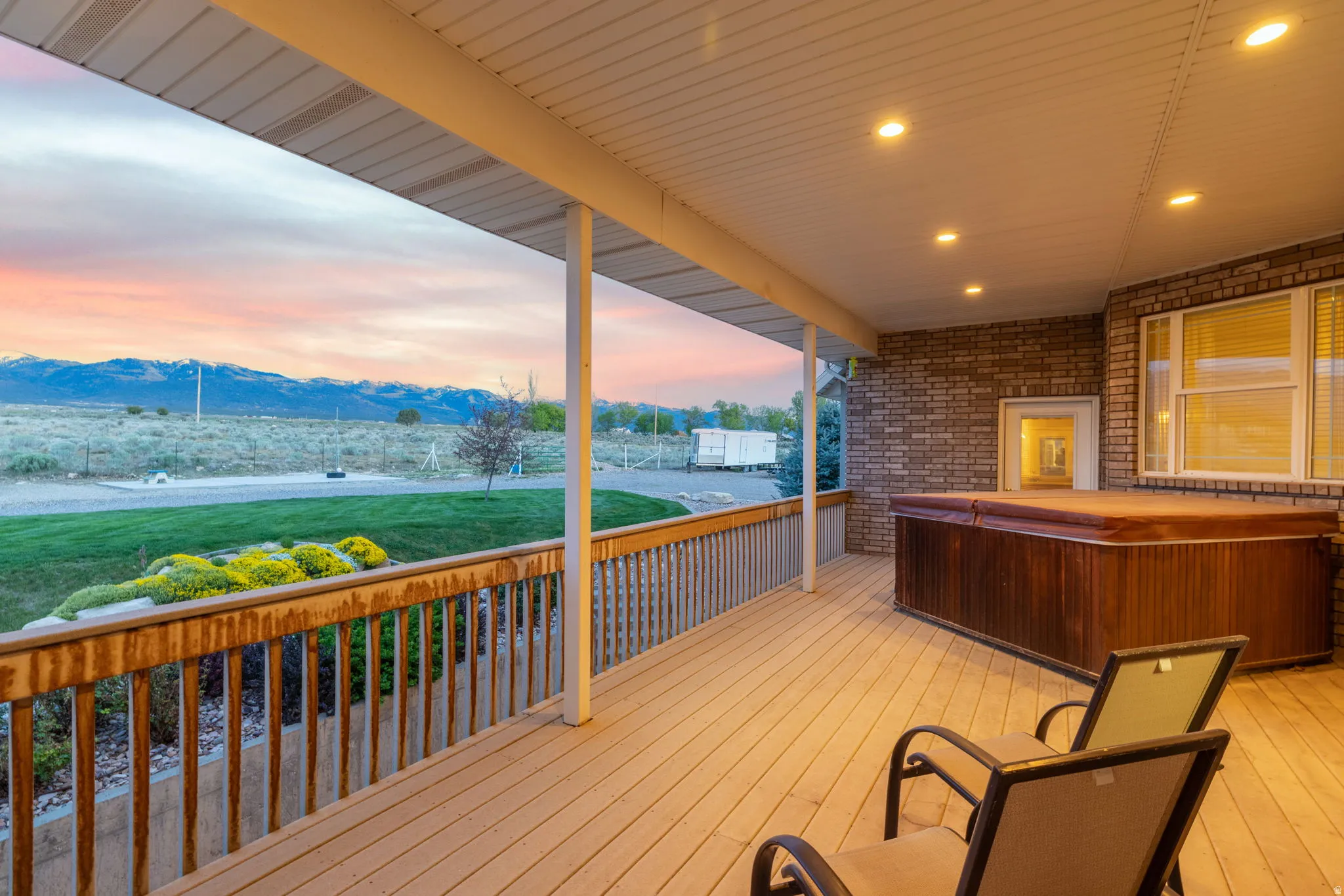 Lanai, with access from the primary suite and the kitchen.