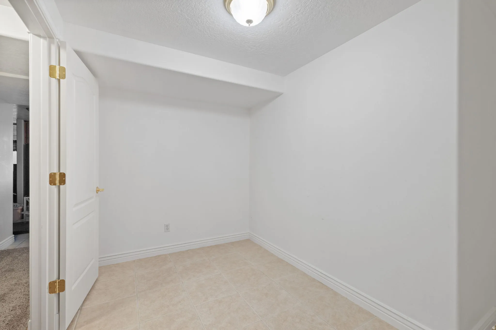 Basement storage room