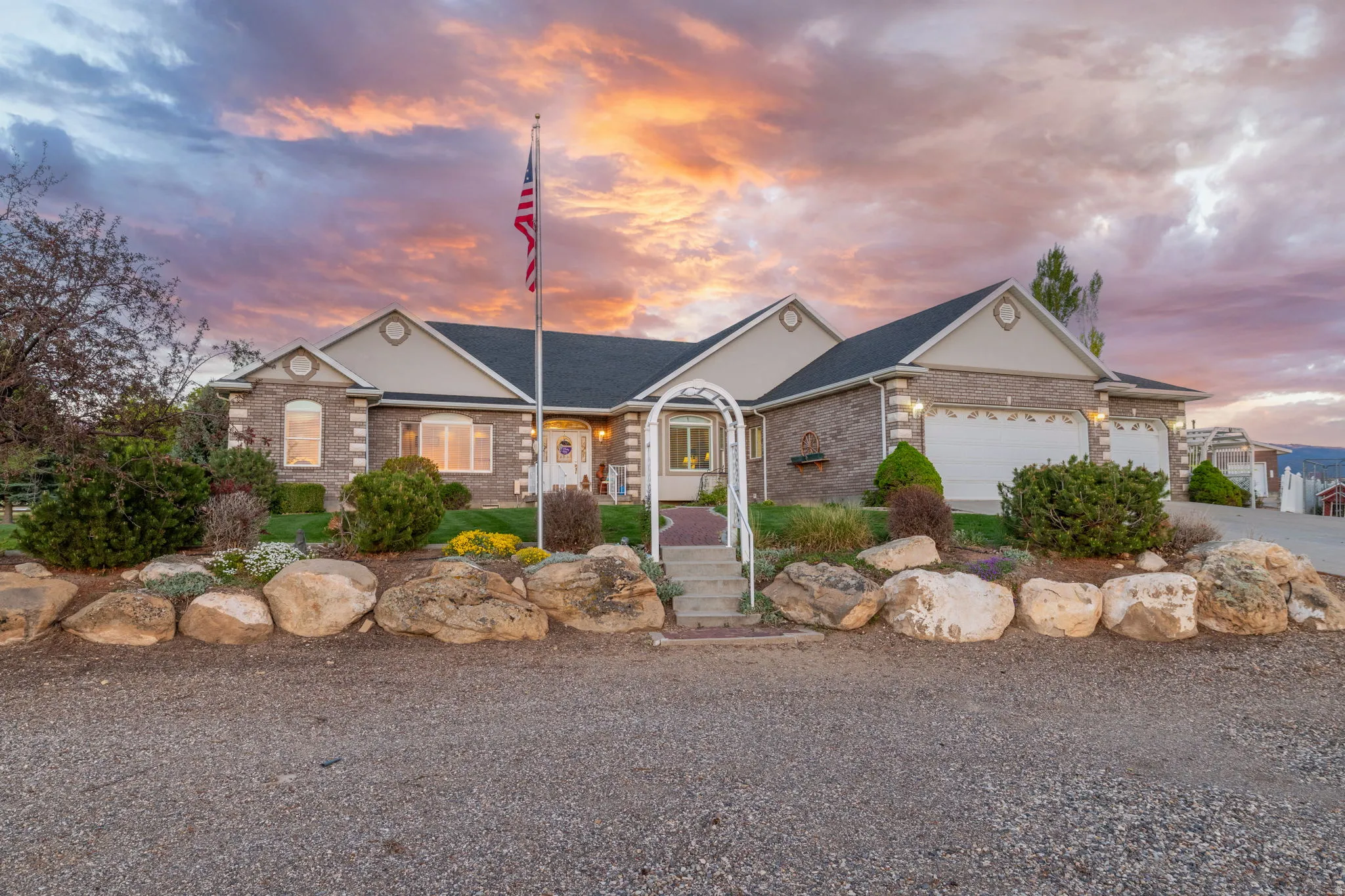 Beautiful brick ranch-style rambler