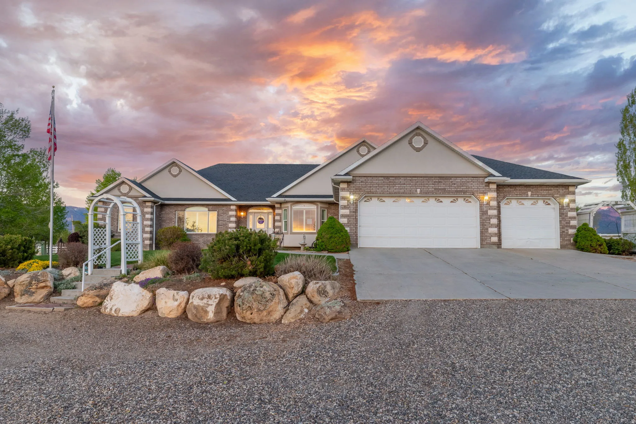 Beautiful brick ranch-style rambler