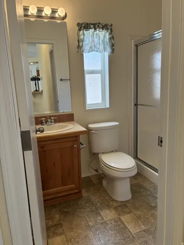 Bathroom with walk-in shower