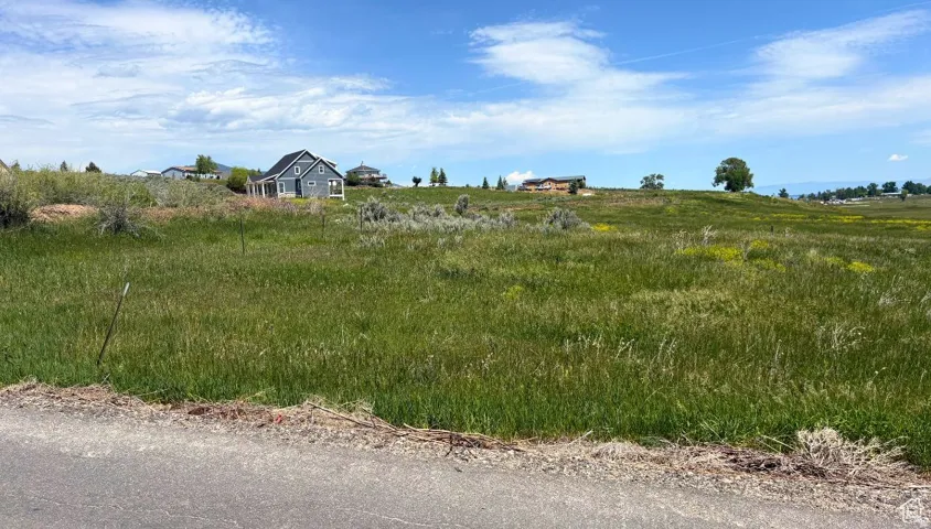 Expansive grass-covered land featuring varied topography