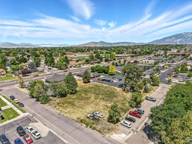 Expansive vacant land parcel featuring street frontage and established trees