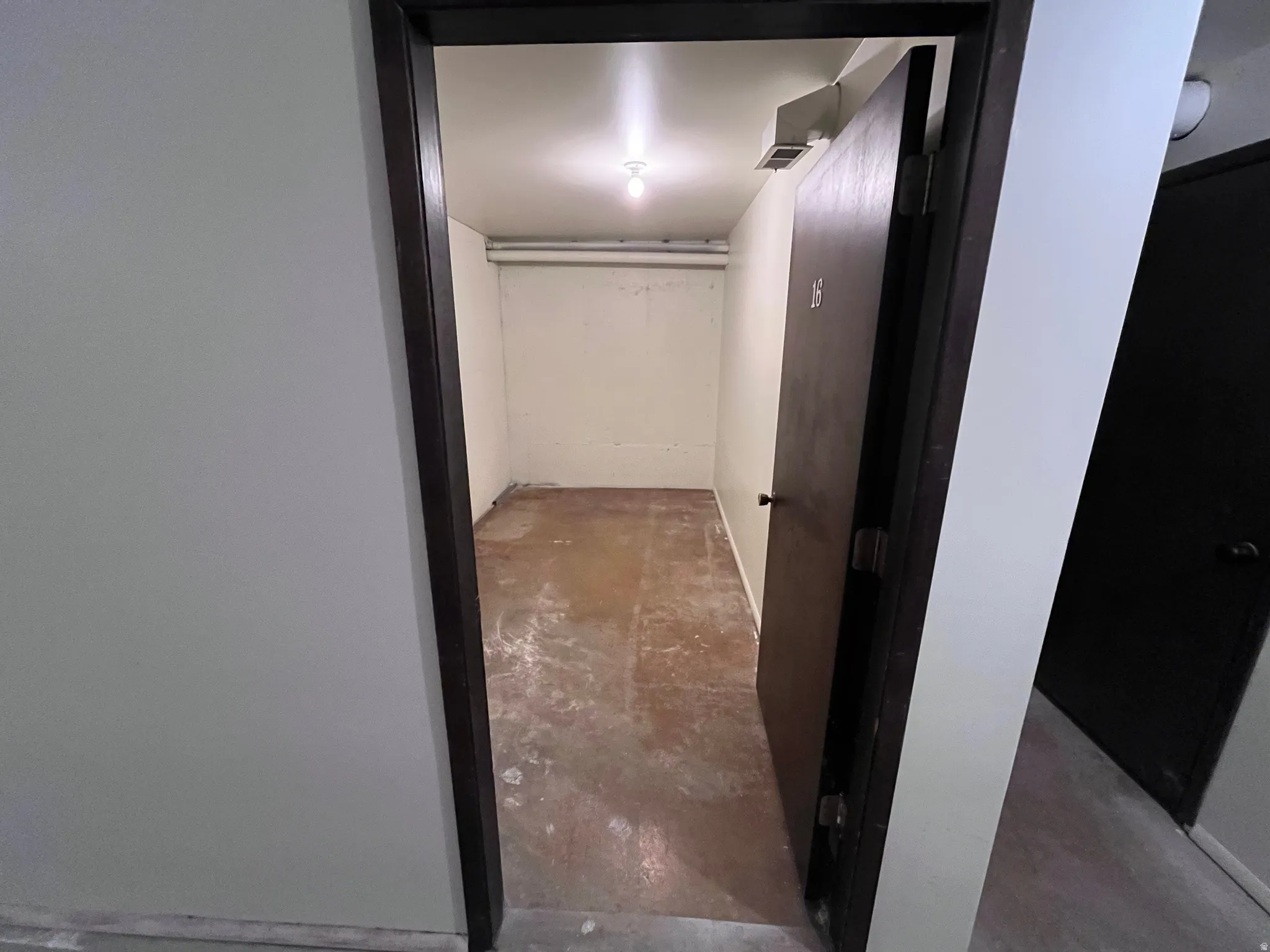7'x13' private locked storage closet that is climate controlled