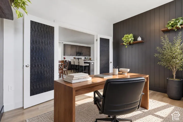 Main Floor Office/Den-Virtually Staged