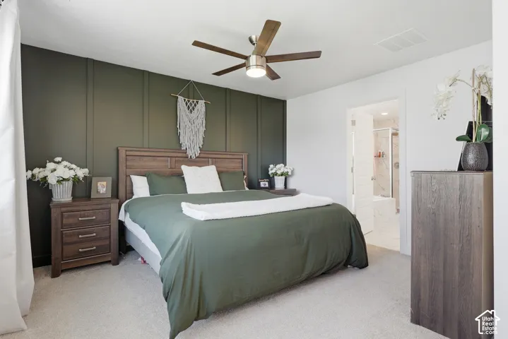 Primary Suite with Custom Accent Wall