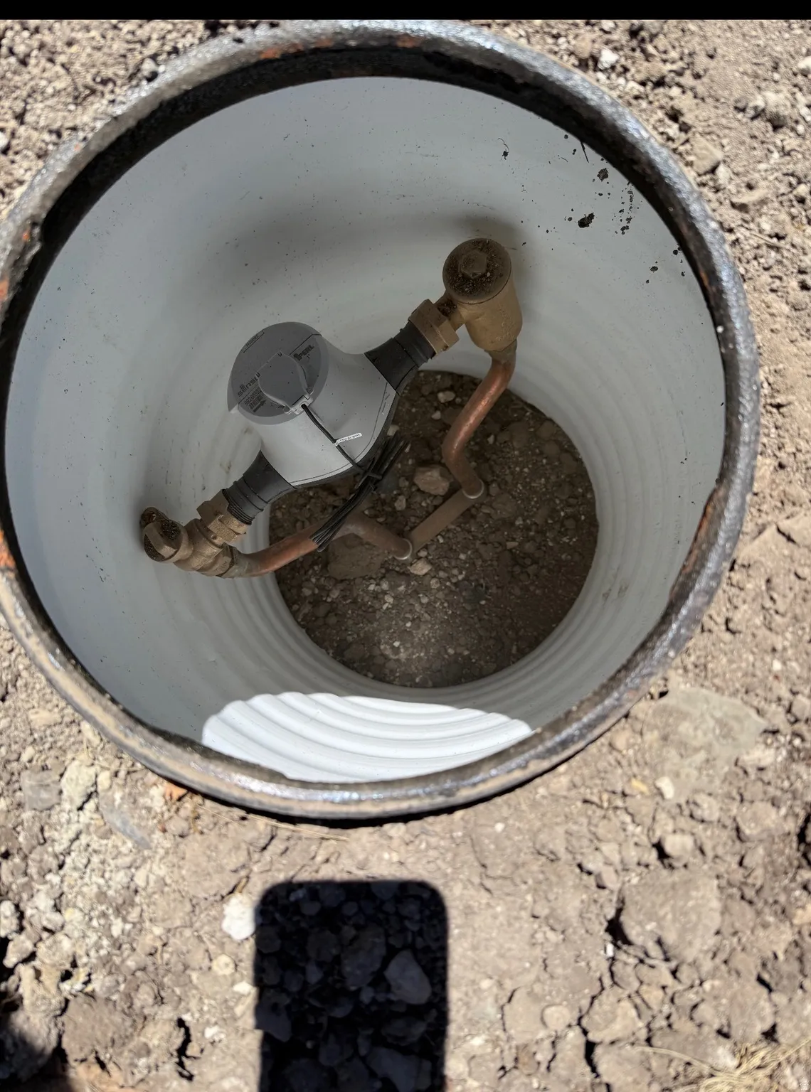 Water has been brought to the property!