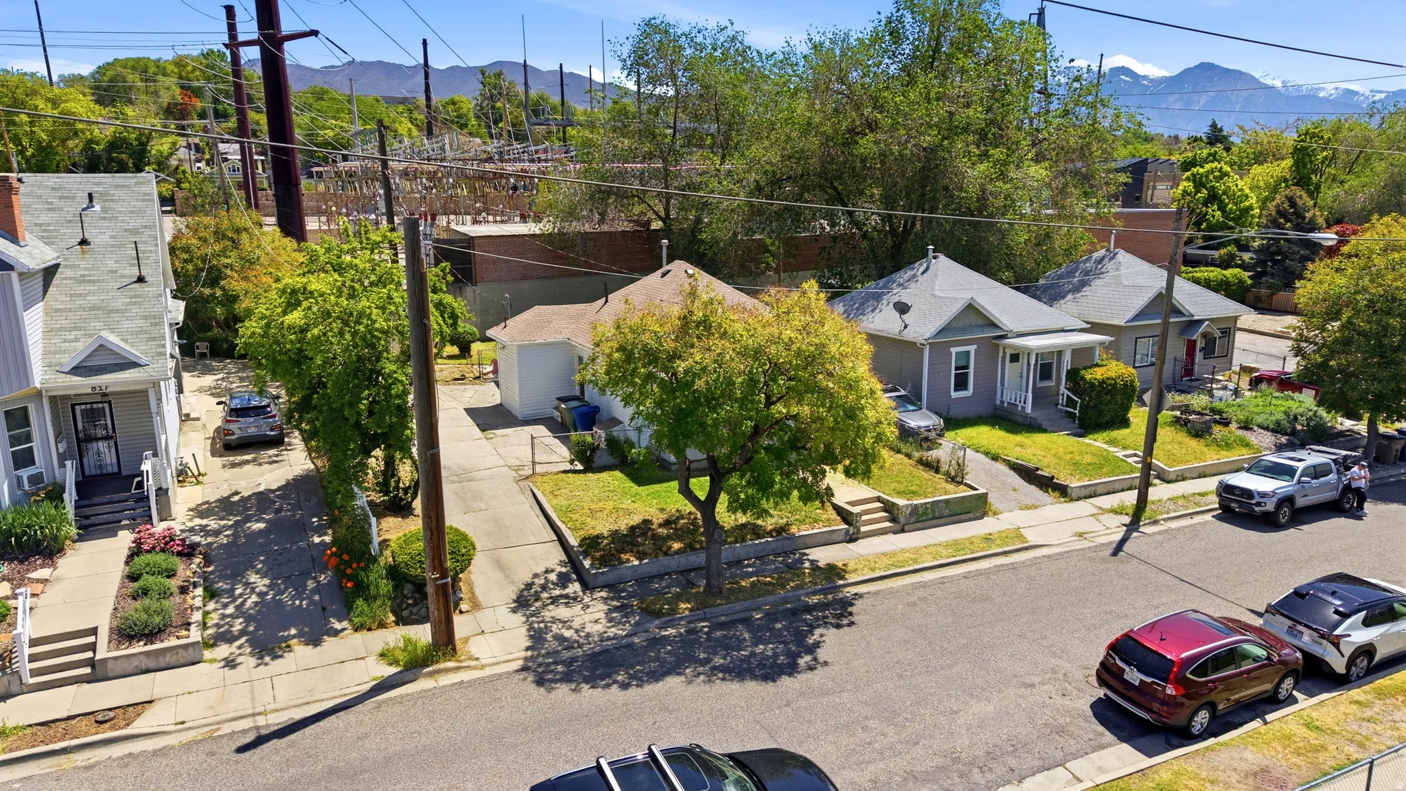 Two distinct properties featuring traditional architectural styles