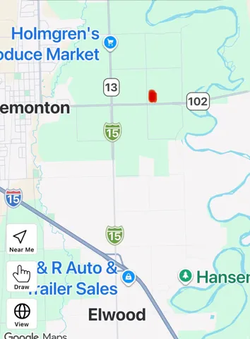 Property Location Map. Displaying the property's geographic coordinates relative to local infrastructure