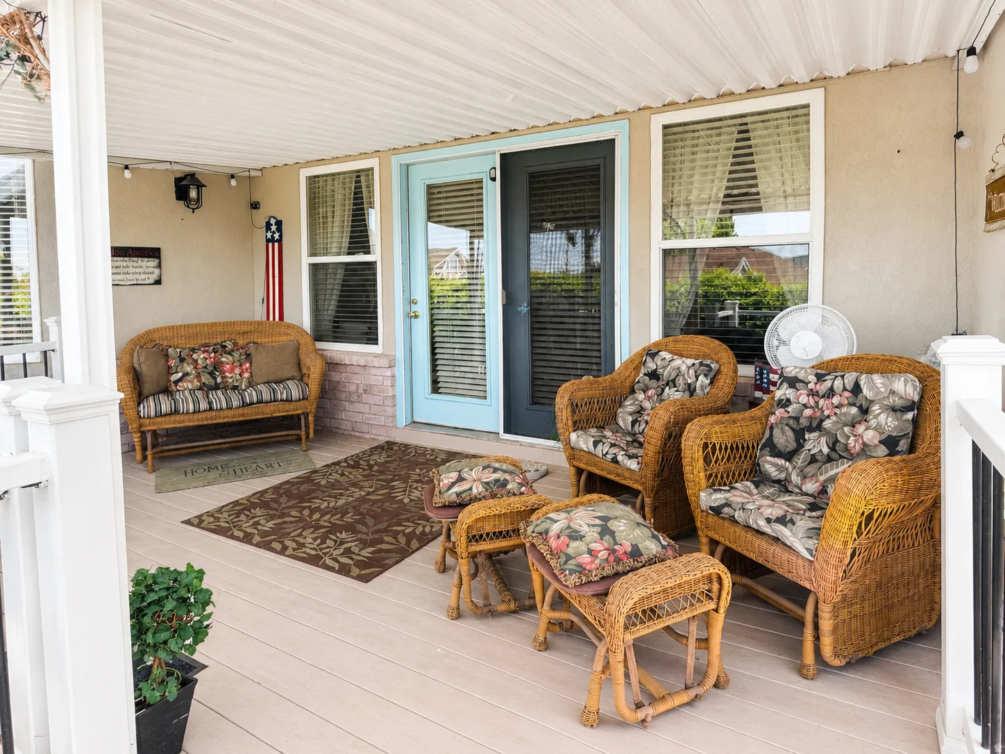 Covered patio