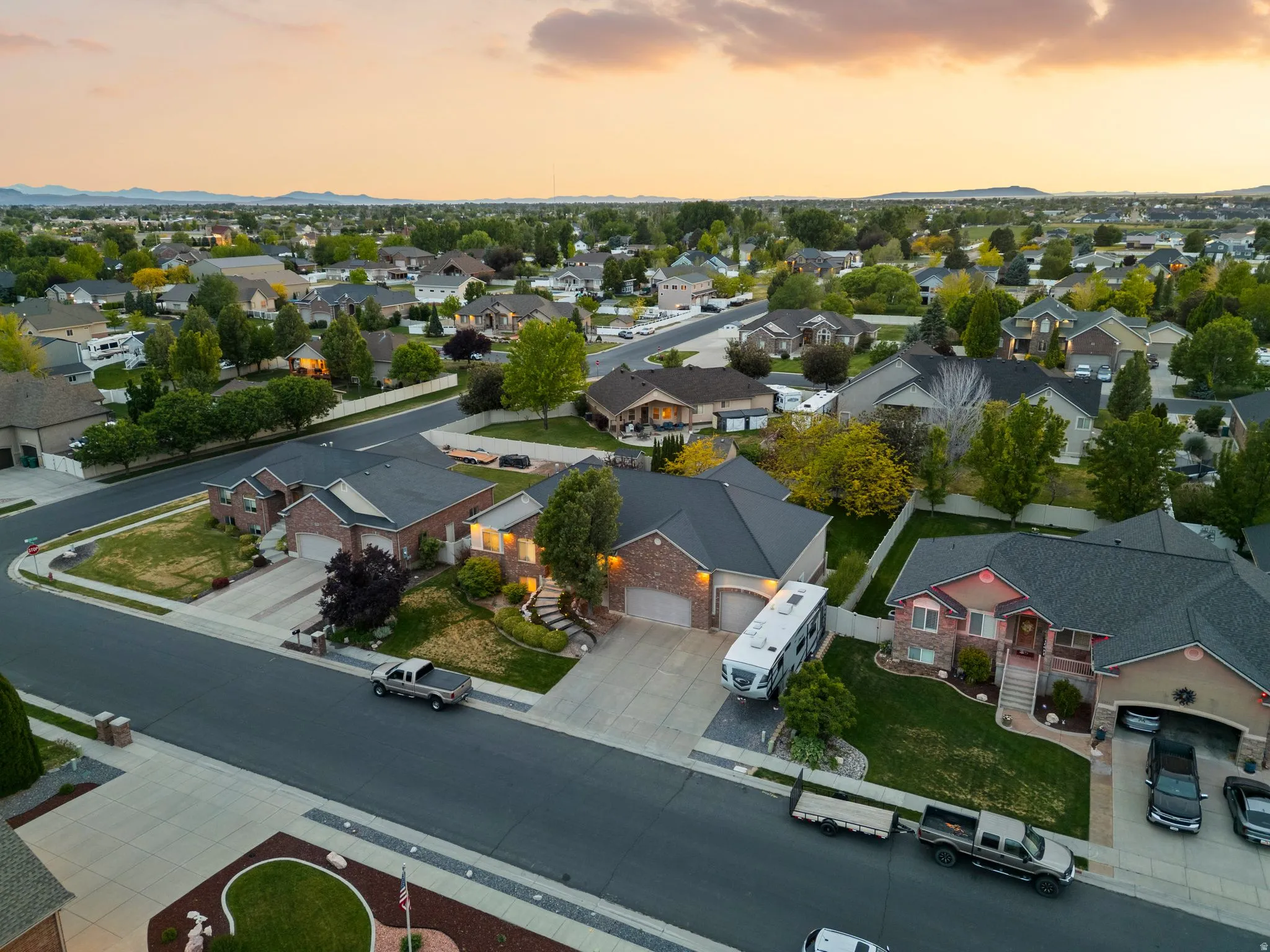 Established residential neighborhood featuring mature trees, well-maintained roadways, and a mix of single-family homes