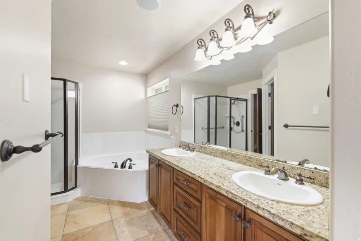 Primary Bath Sep. Garden Tub & Step in Shower