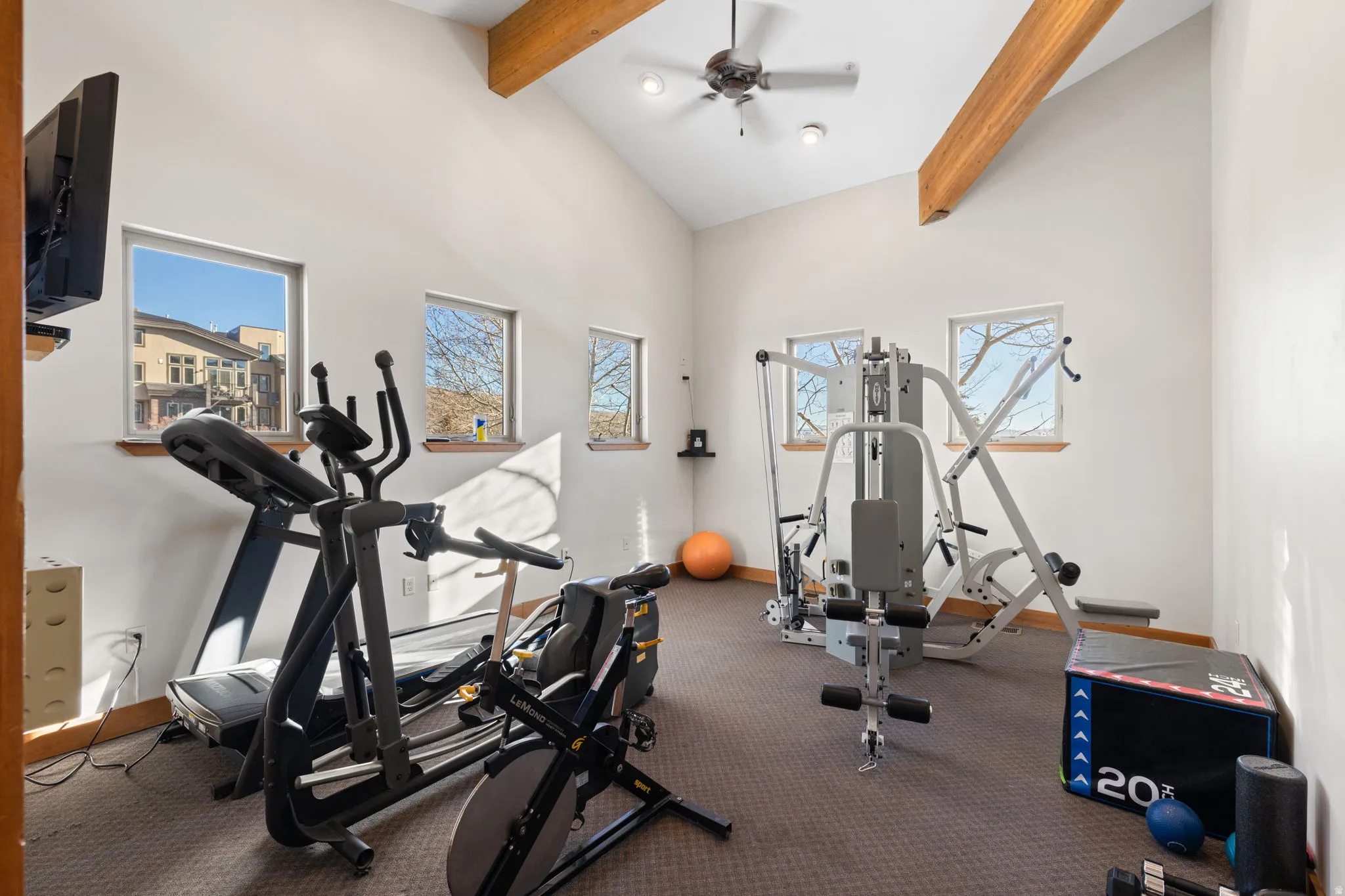 Gym in clubhouse
