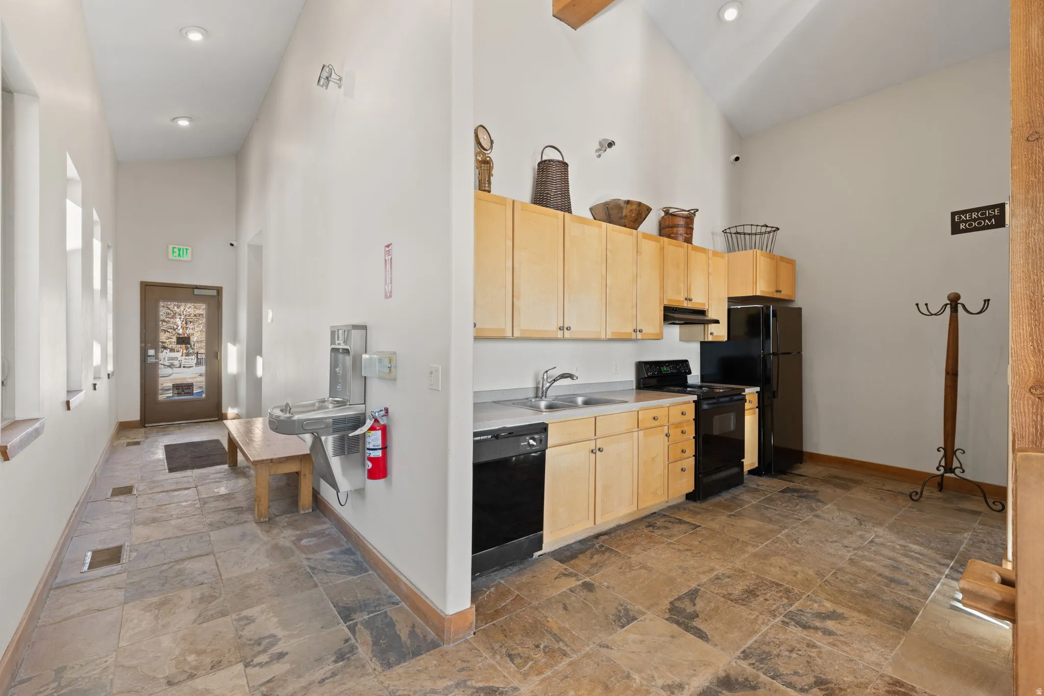 Kitchen in clubhouse