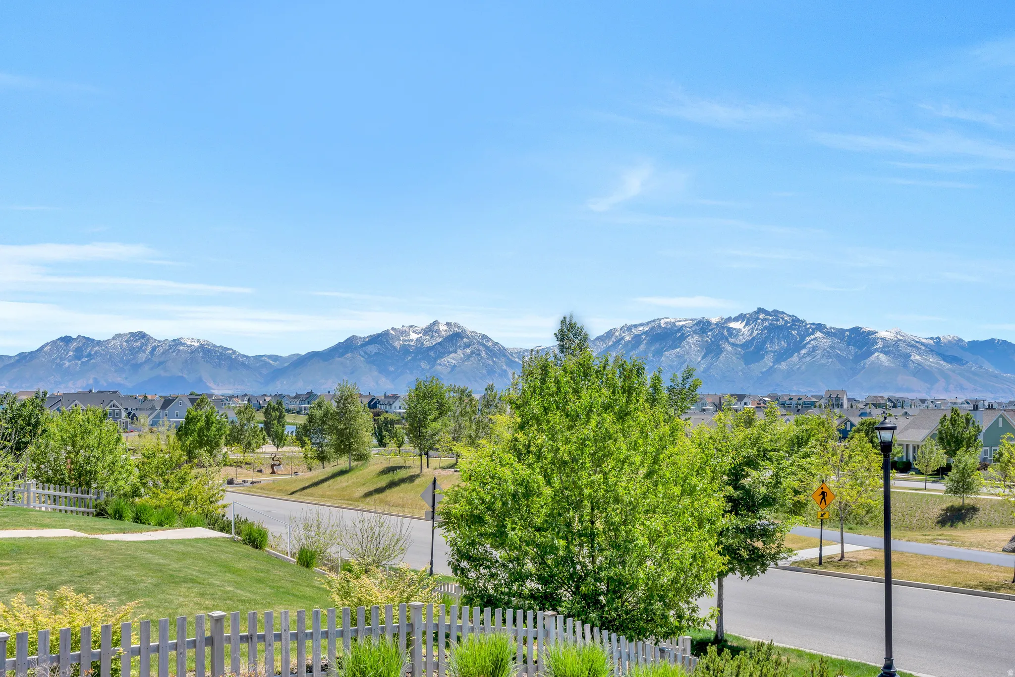 Gorgeous mountain view from the home