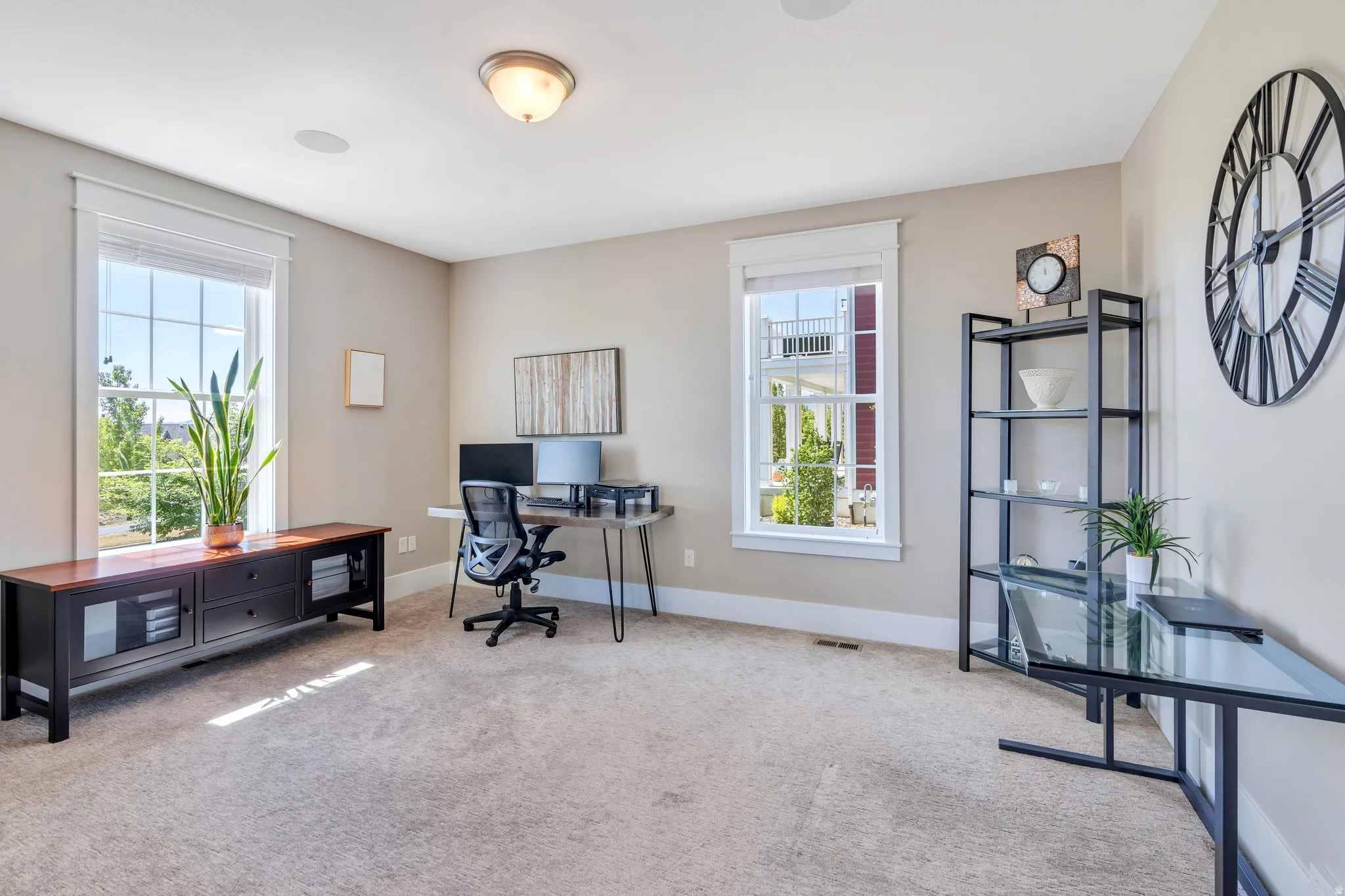 Spacious light filled home office or music room
