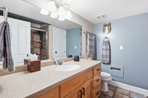 Bathroom #3 Oversized Basement Bathroom