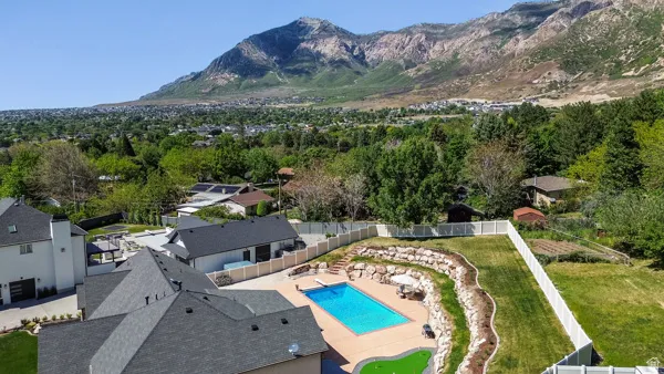 Views of Mountains & Notice the Privacy of the Lot