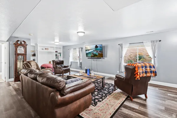 Family Room with Updated LVP Plank Flooring