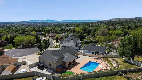 Aerial View of Back of House