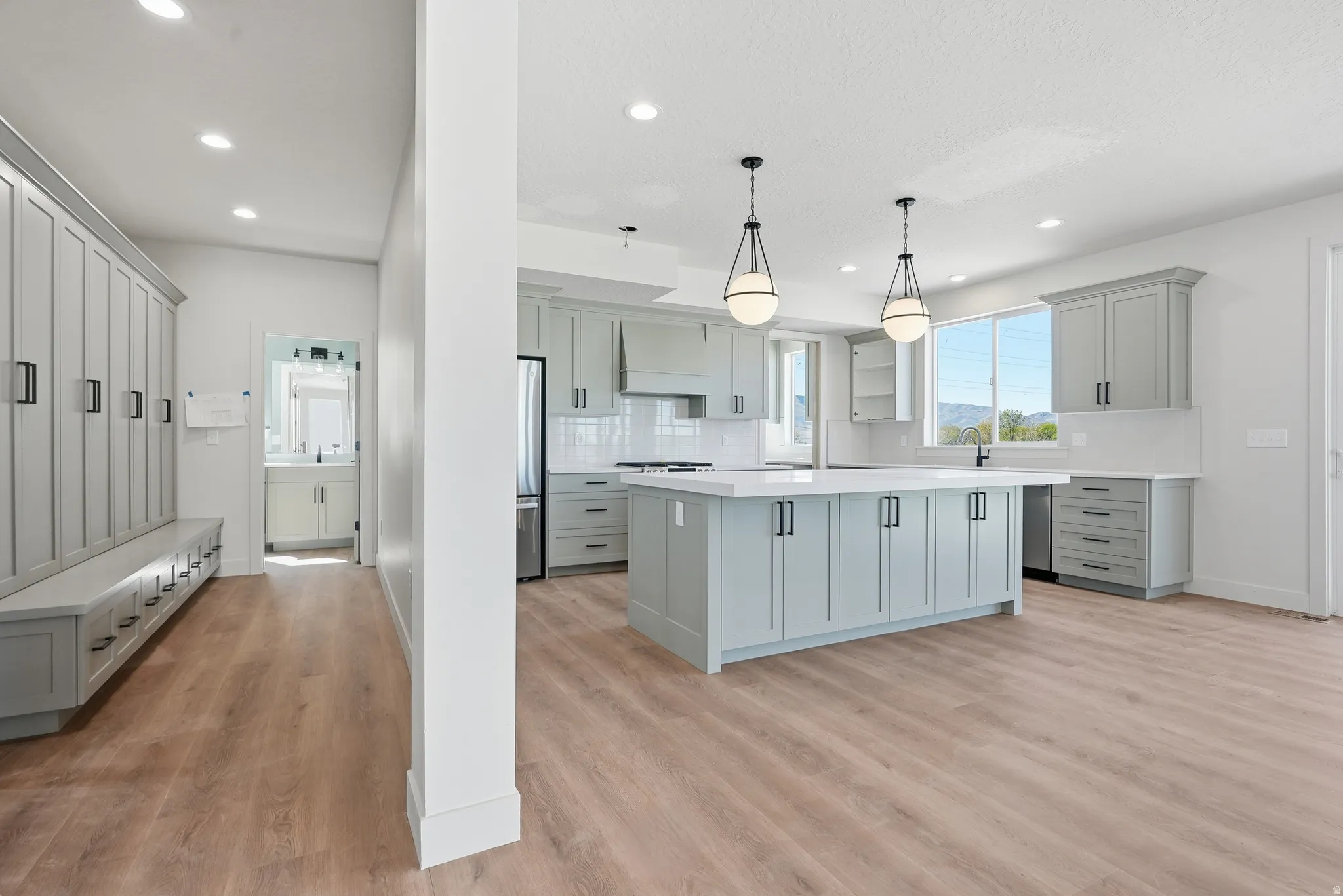Mudroom and Kitchen