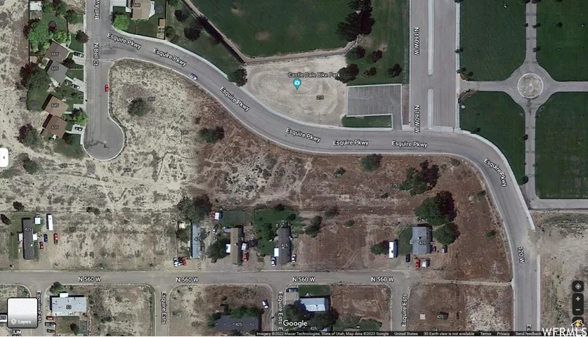 Aerial Map. Illustrating the property's geographic parameters and surrounding infrastructure