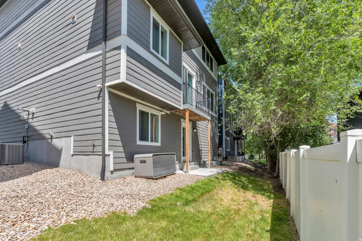 Rear of home
