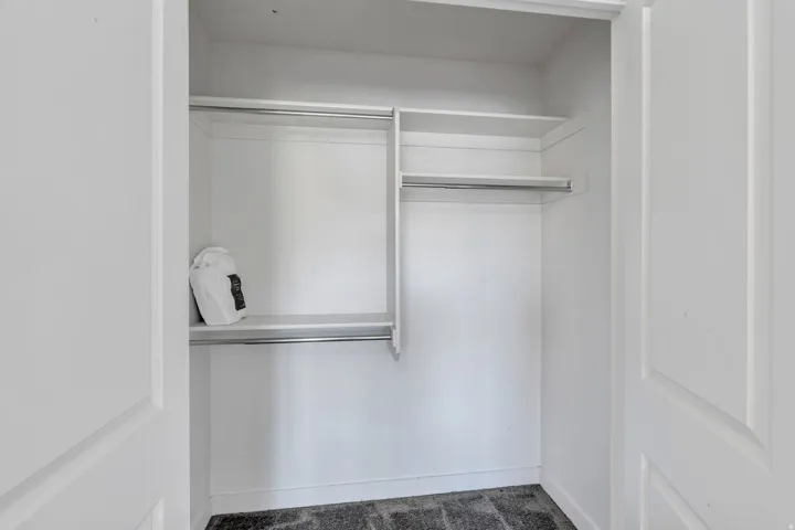 Built-in closet organizer