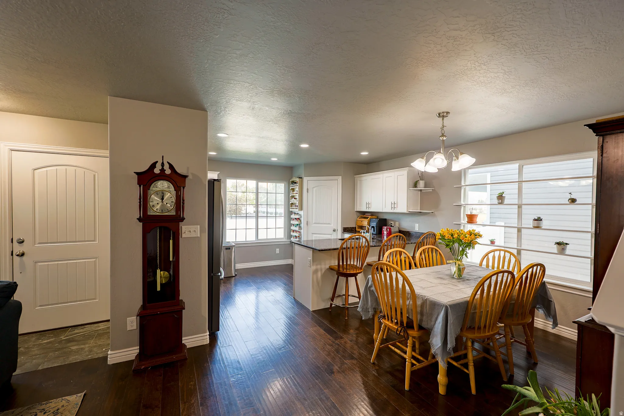 Birch hardwood floors on entire main level.