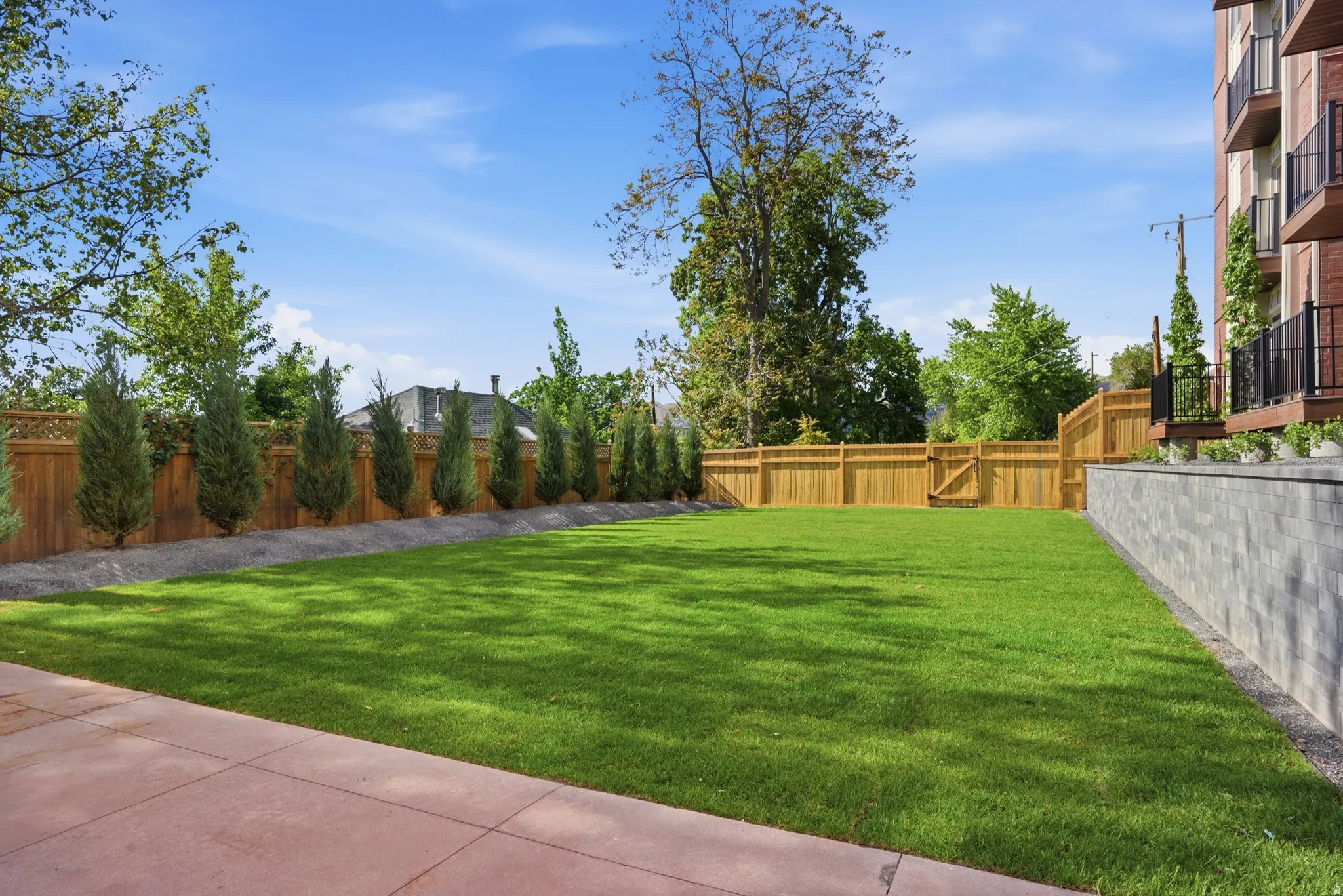Lovely landscaped open space