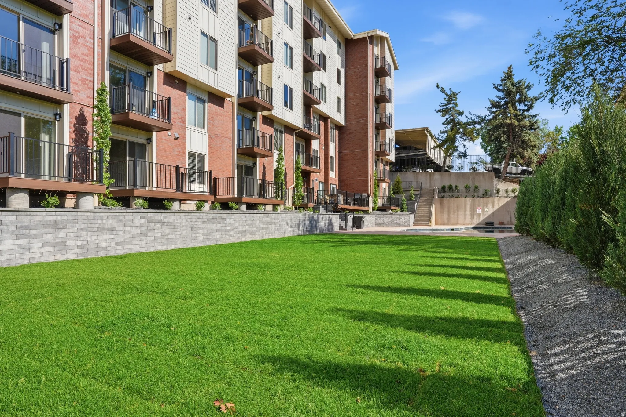 Lovely open space adjacent to the pool and barbecue areas