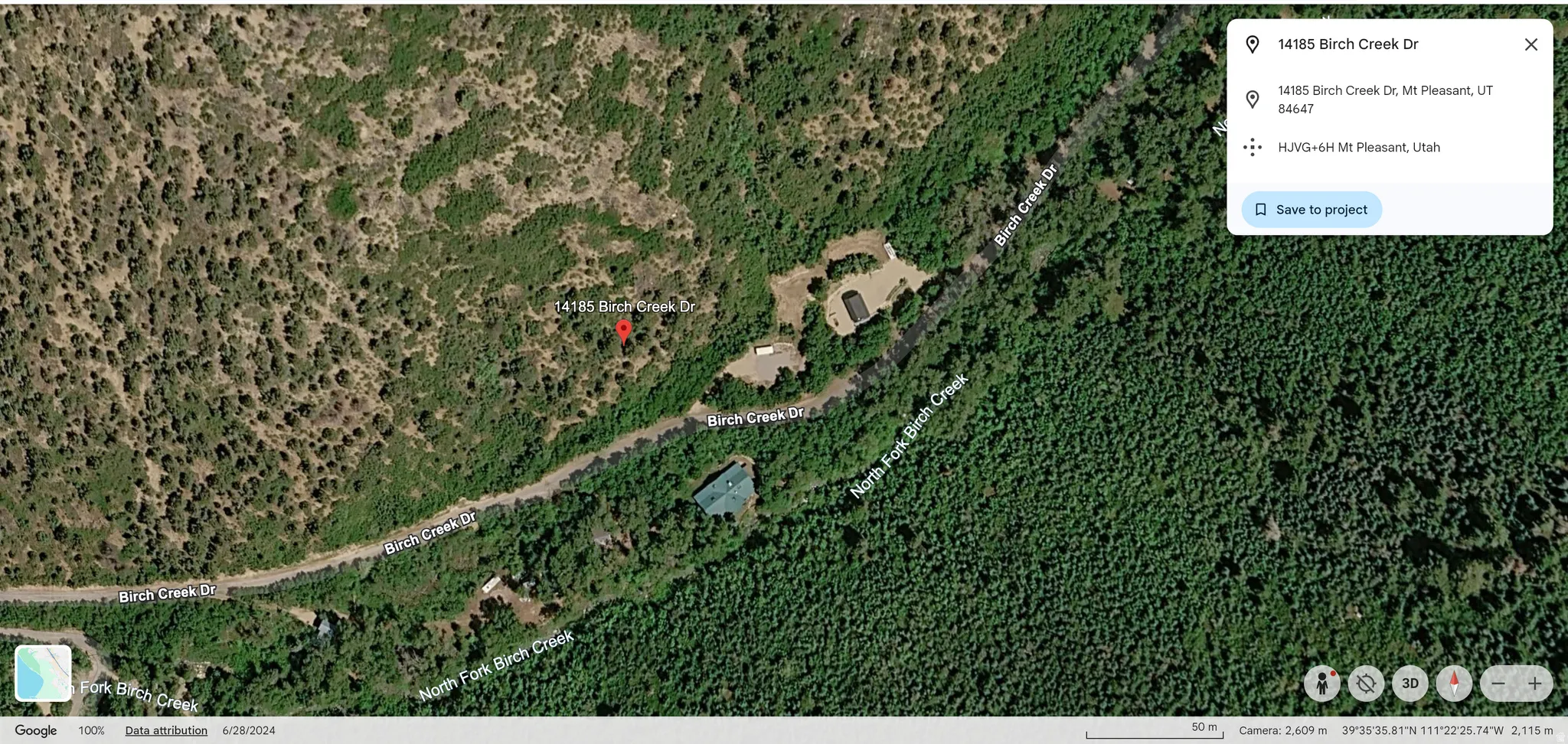 Property Map. Displaying the geographic location and surrounding features of the property