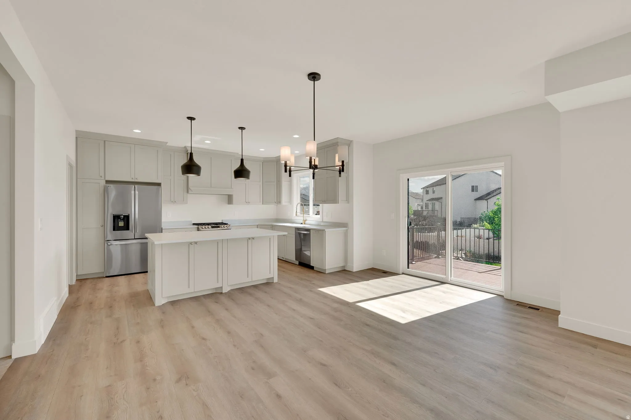 Open Concept Kitchen, and Dining Room