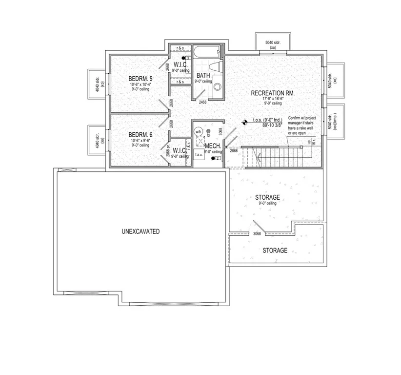 Basement Floorplan