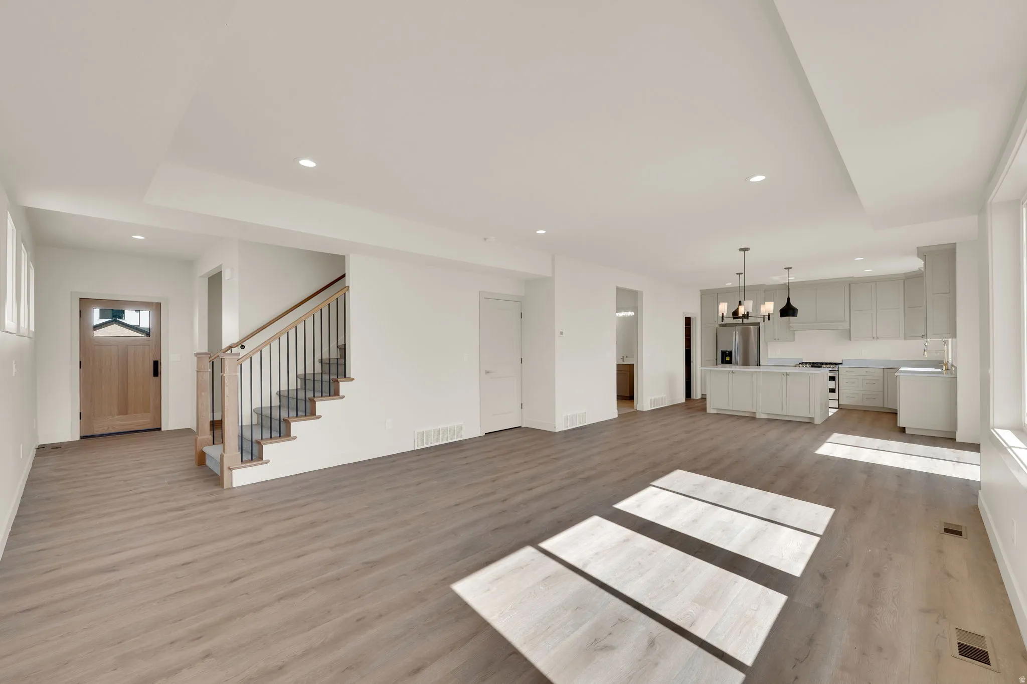Open Concept Kitchen, Dining, and Family Room