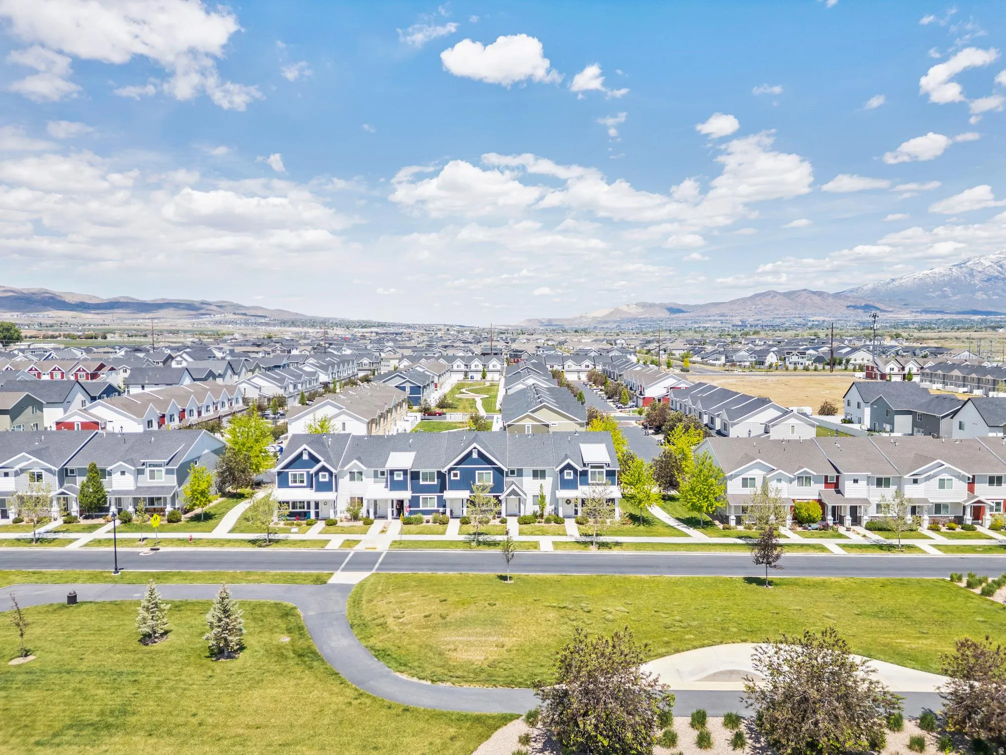 Expansive residential community featuring a variety of multi-family and detached homes