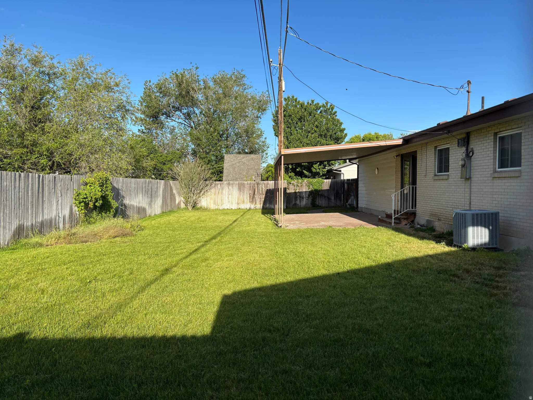 Huge yard