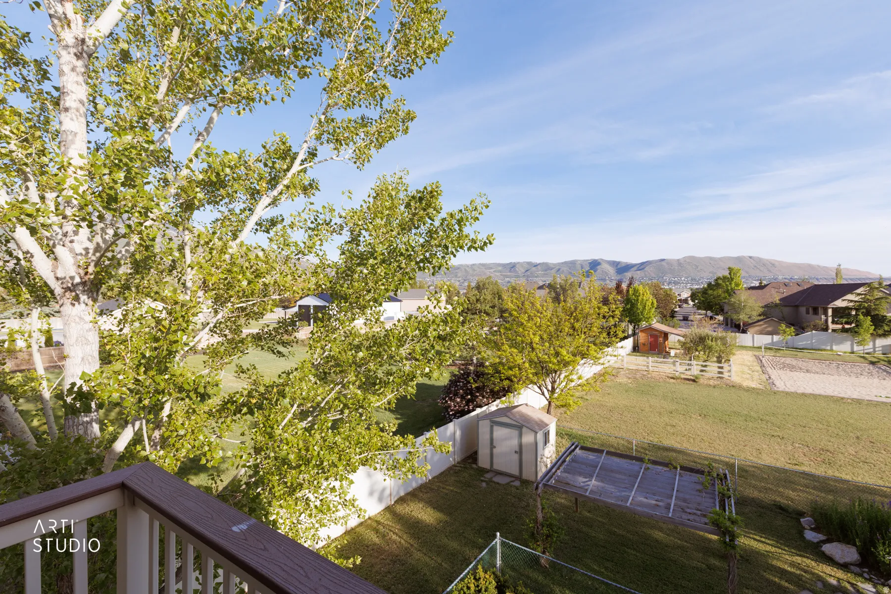View from primary suite balcony