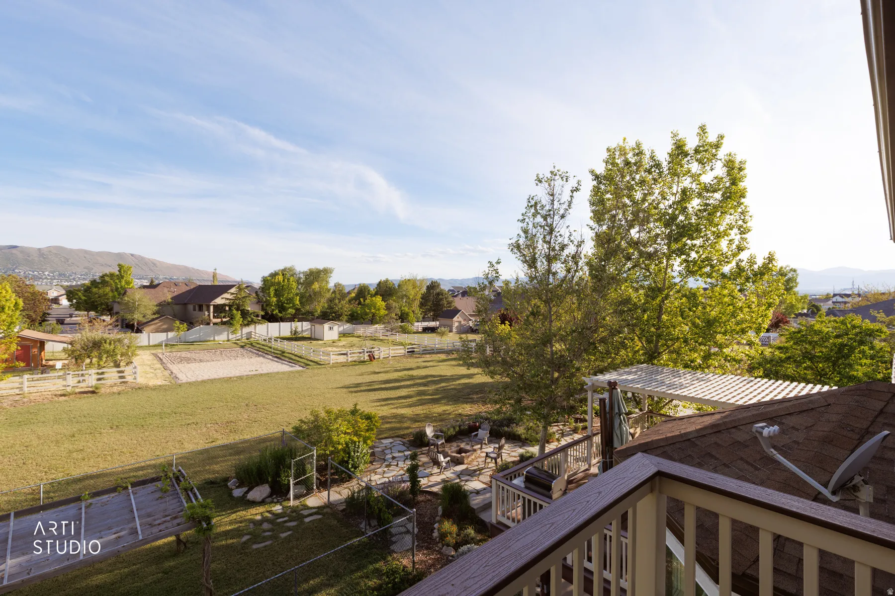 View from primary suite balcony