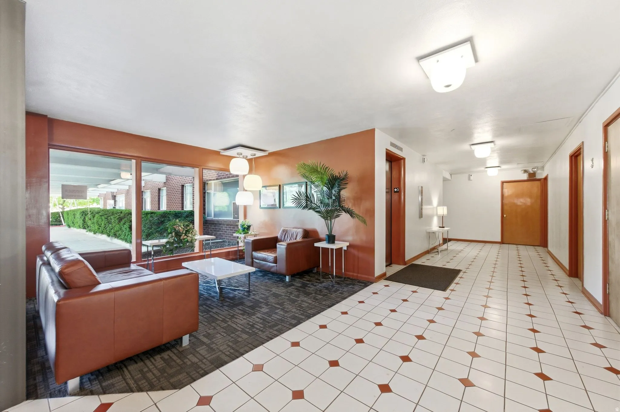 Elevator off front lobby entrance
