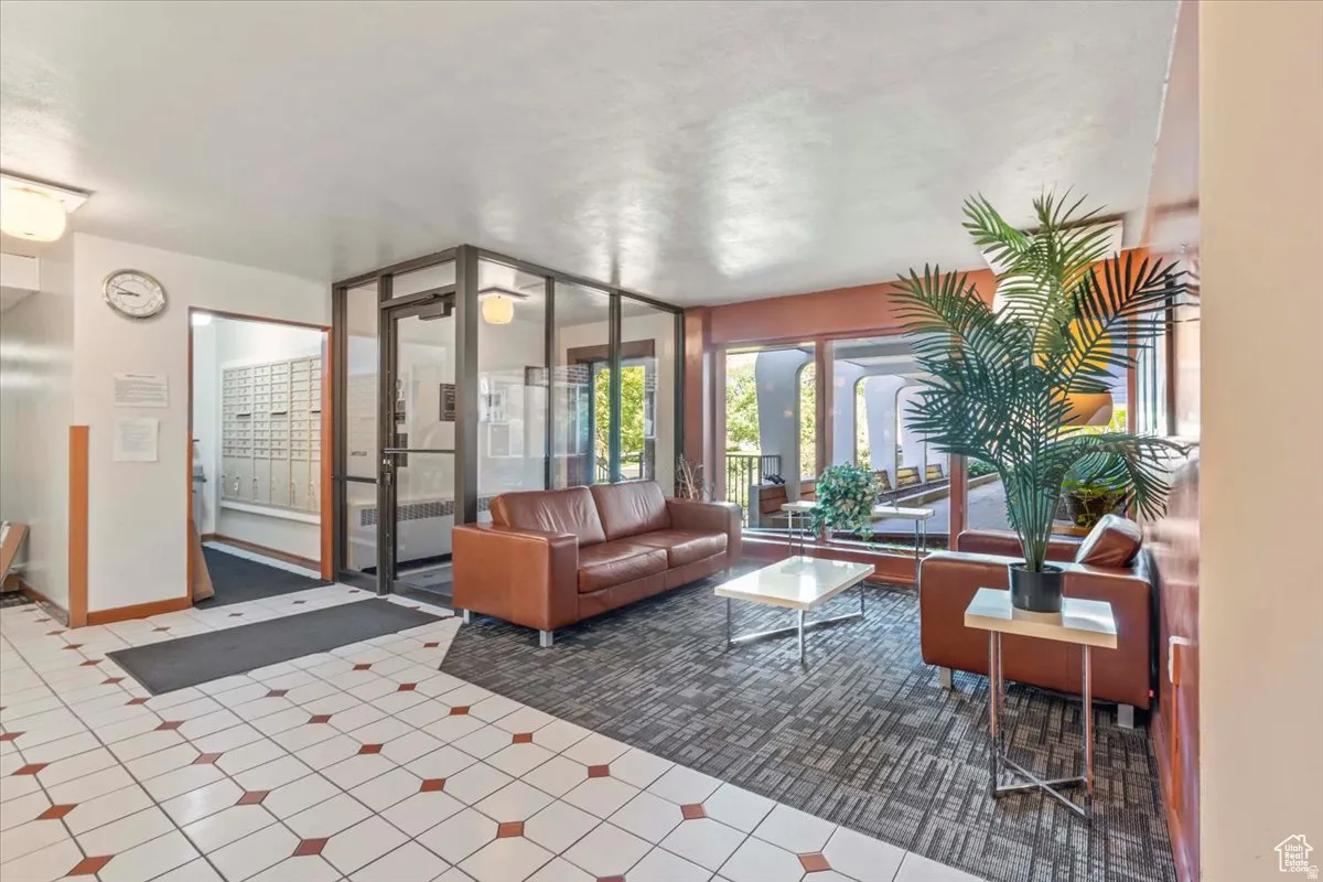 Lobby Entrance East side, 3rd floor with mail room.