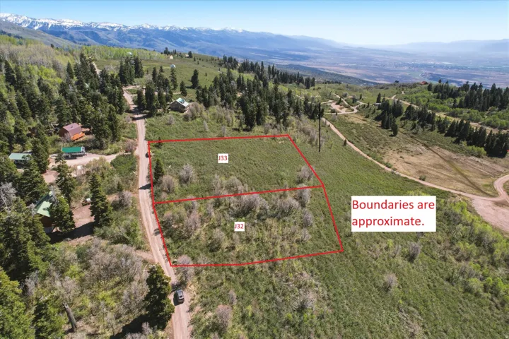 Expansive undeveloped land parcels with mountainous scenery