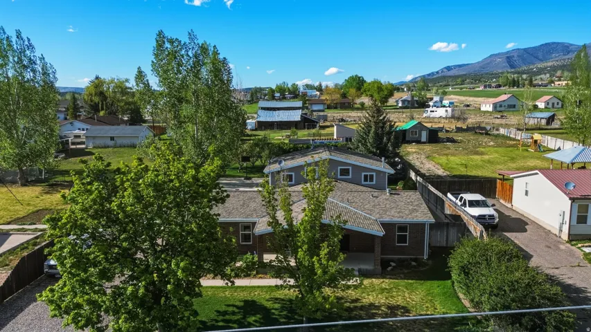 Looking north of the house and community.