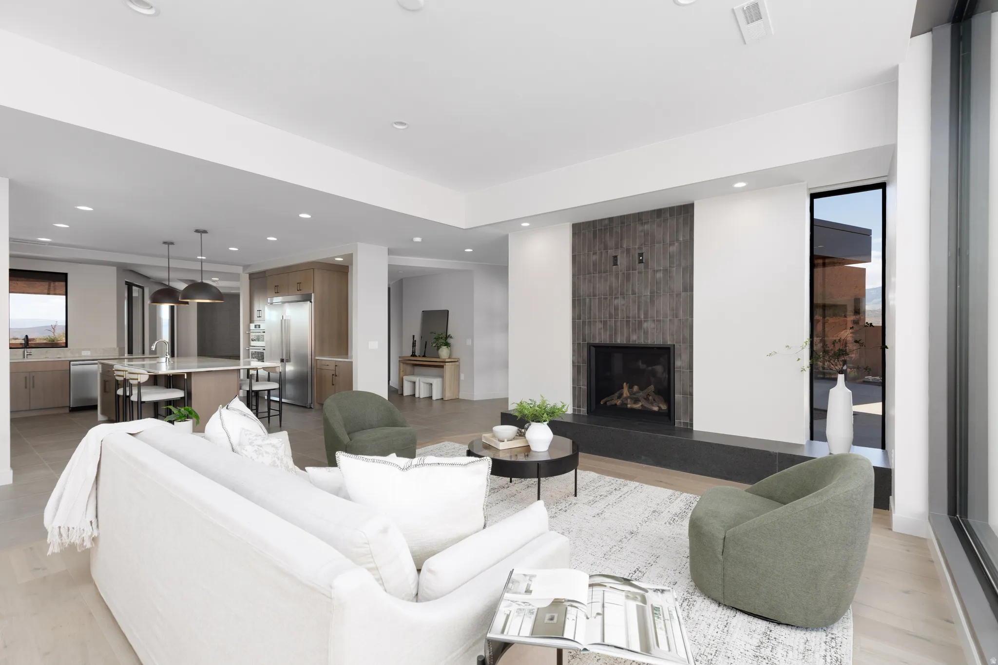 This is true open concept living at it's best.