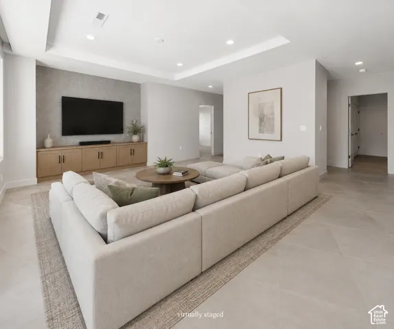 Second family room leads to 2 of the guest bedrooms.