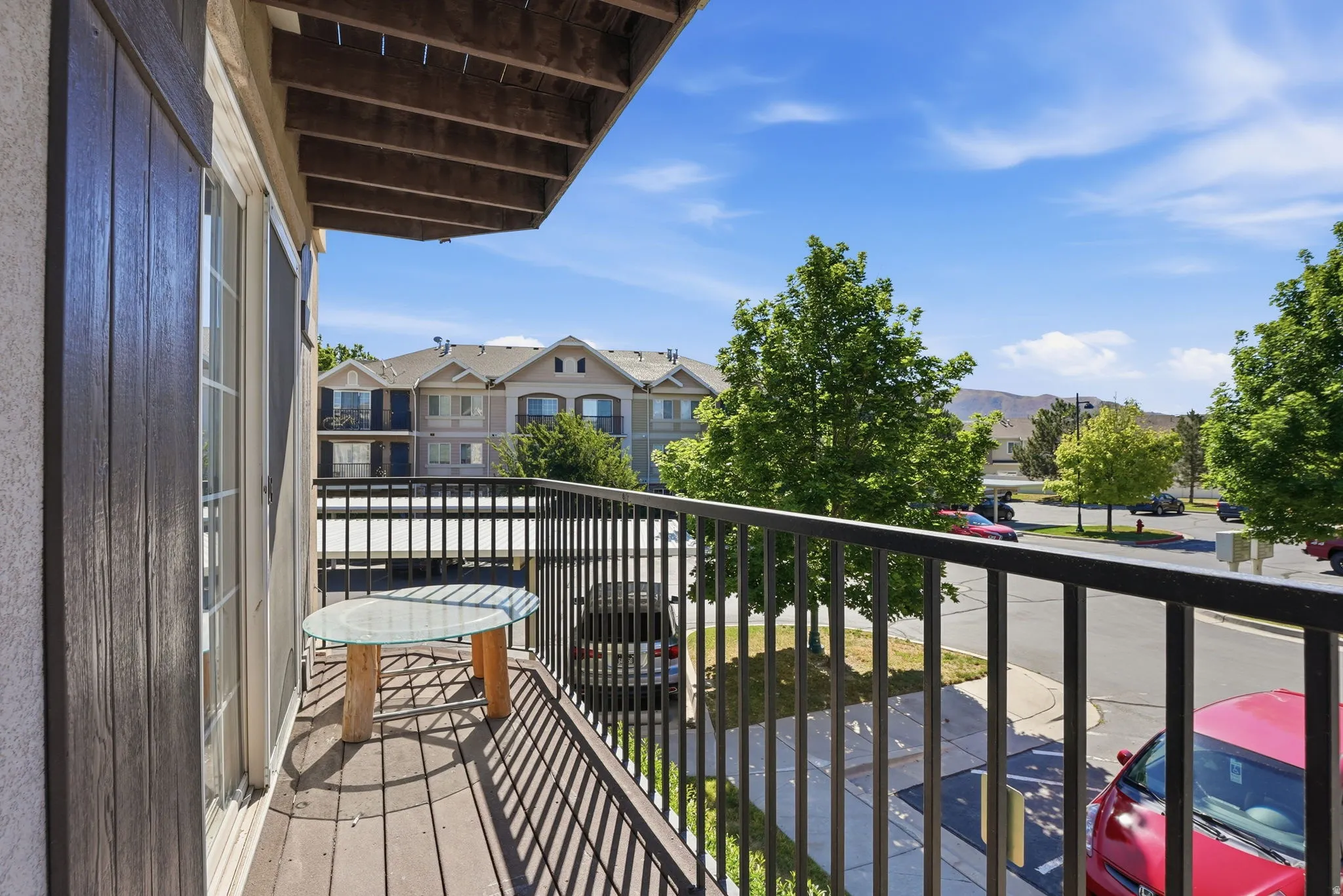 Private balcony