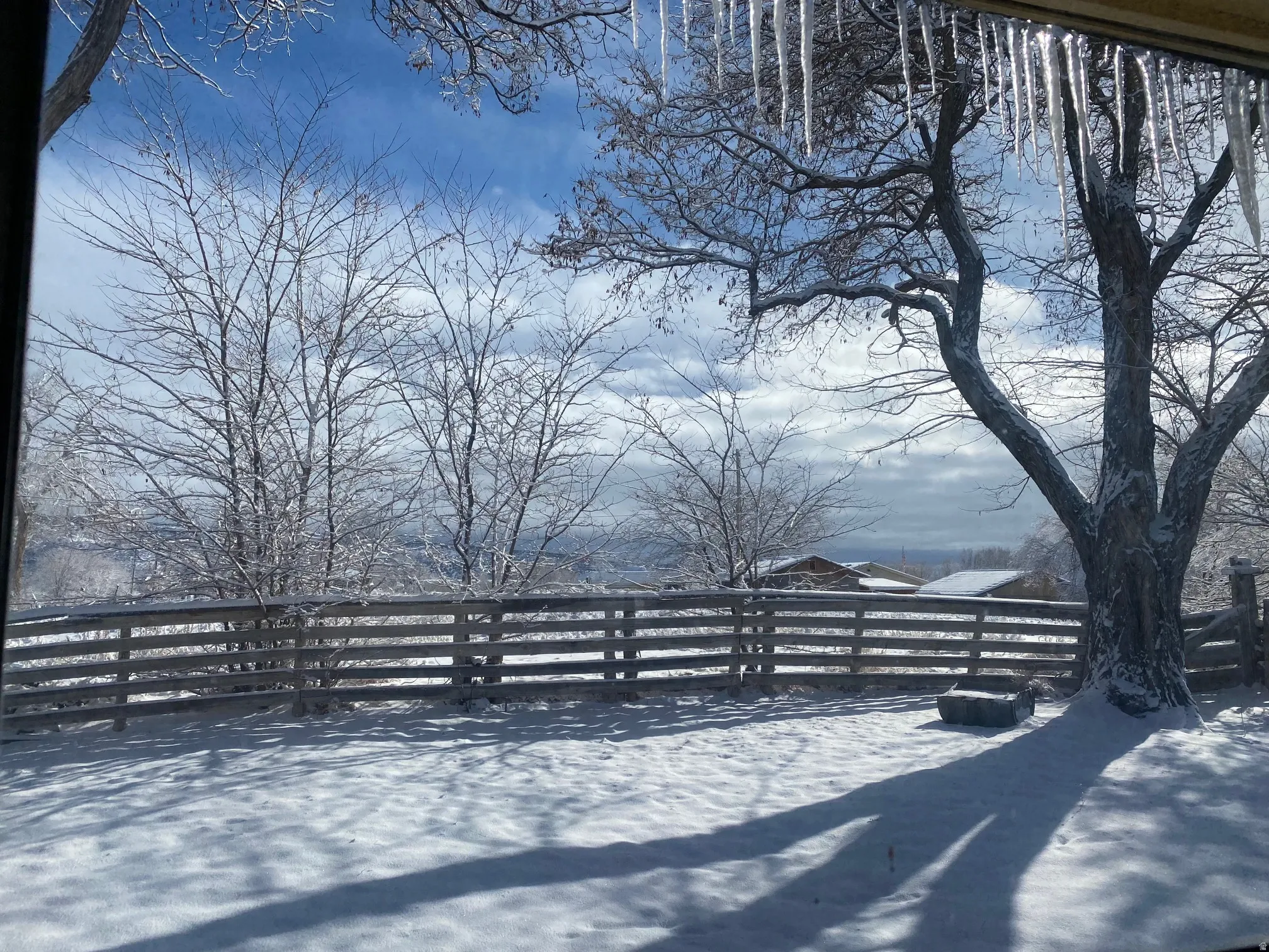 Winter Snow-covered landscape