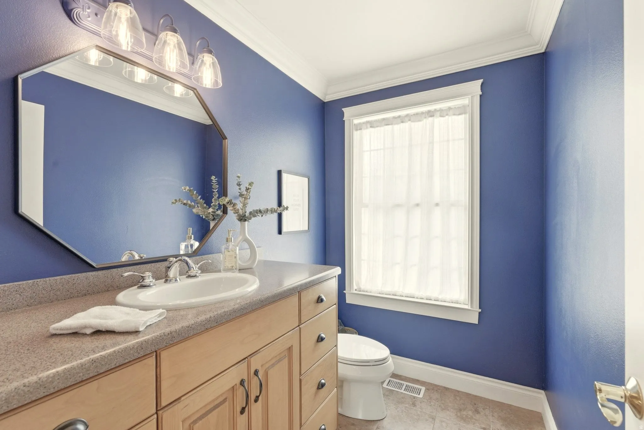 Main floor powder bath